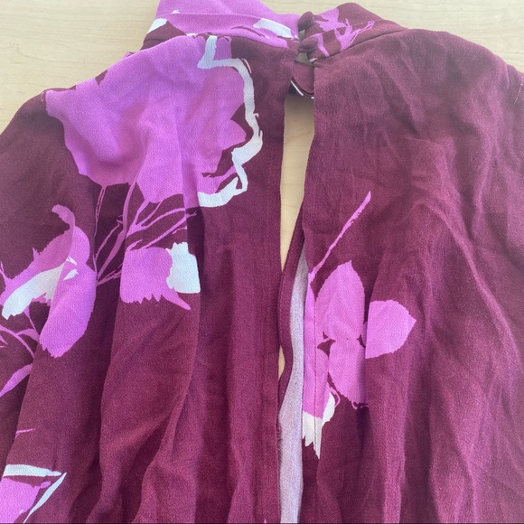 Free People Say You Love Me Top in Plum - Picture 8 of 8